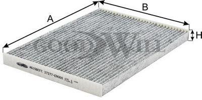 Goodwill AG 158 CFC Activated Carbon Cabin Filter AG158CFC: Buy near me in Poland at 2407.PL - Good price!