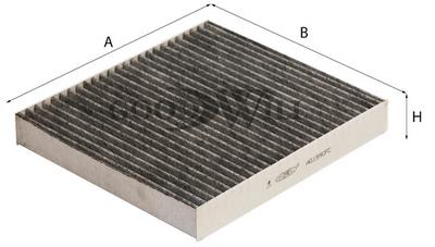 Goodwill AG 159 CFC Activated Carbon Cabin Filter AG159CFC: Buy near me in Poland at 2407.PL - Good price!