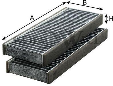 Goodwill AG 161 2K CFC Activated Carbon Cabin Filter AG1612KCFC: Buy near me in Poland at 2407.PL - Good price!