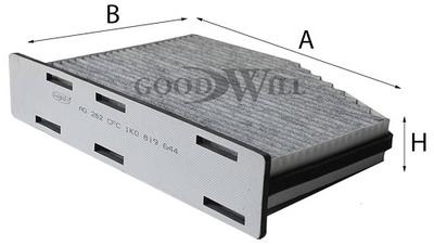 Goodwill AG 282 CFC Activated Carbon Cabin Filter AG282CFC: Buy near me at 2407.PL in Poland at an Affordable price!
