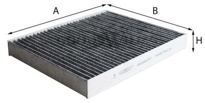 Goodwill AG 286 CFC Activated Carbon Cabin Filter AG286CFC: Buy near me in Poland at 2407.PL - Good price!