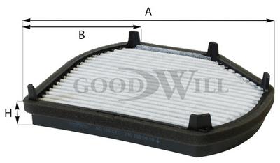 Goodwill AG 185 CFC Activated Carbon Cabin Filter AG185CFC: Buy near me in Poland at 2407.PL - Good price!