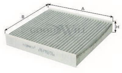 Goodwill AG 449 CFC Activated Carbon Cabin Filter AG449CFC: Buy near me at 2407.PL in Poland at an Affordable price!