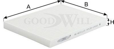 Goodwill AG 467/1 CF Filter, Innenraumluft AG4671CF: Kaufen Sie zu einem guten Preis in Polen bei 2407.PL!