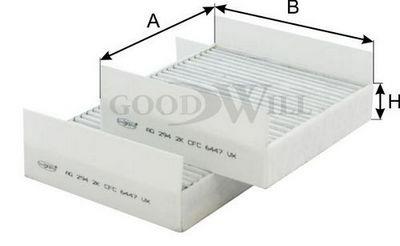 Goodwill AG 294 2K CFC Activated Carbon Cabin Filter AG2942KCFC: Buy near me in Poland at 2407.PL - Good price!