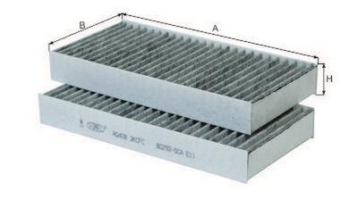 Goodwill AG 408 2K CFC Activated Carbon Cabin Filter AG4082KCFC: Buy near me in Poland at 2407.PL - Good price!