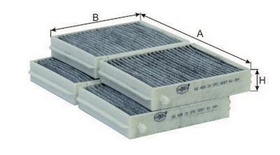 Goodwill AG 409 2K CFC Activated Carbon Cabin Filter AG4092KCFC: Buy near me in Poland at 2407.PL - Good price!