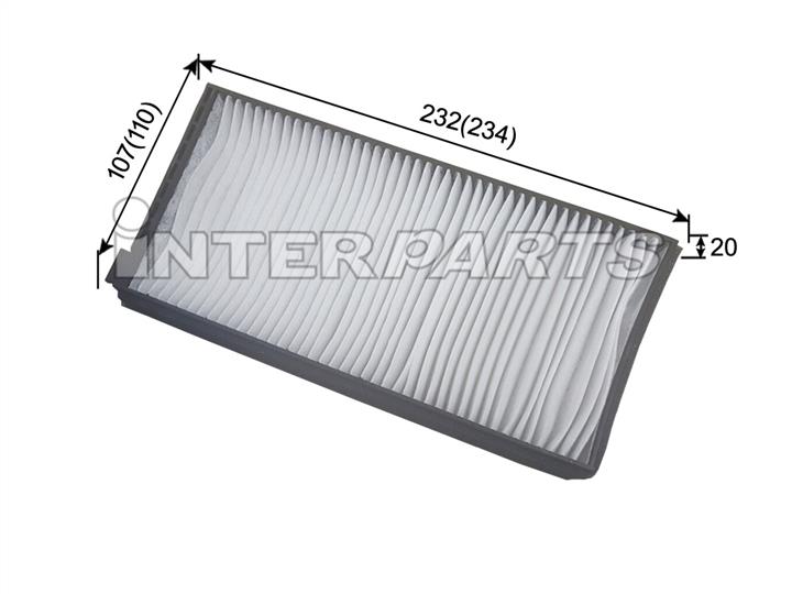Interparts filter IPCA-H033 Filter, Innenraumluft IPCAH033: Kaufen Sie zu einem guten Preis in Polen bei 2407.PL!