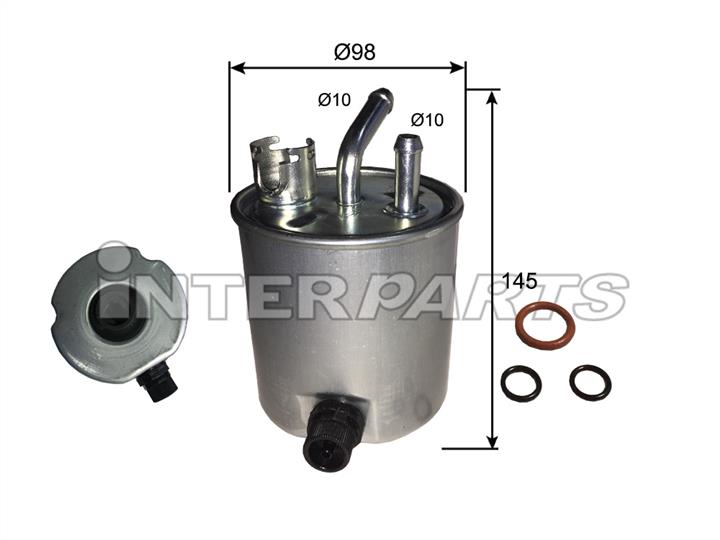 Interparts filter IPF-232 Фільтр палива IPF232: Приваблива ціна - Купити у Польщі на 2407.PL!