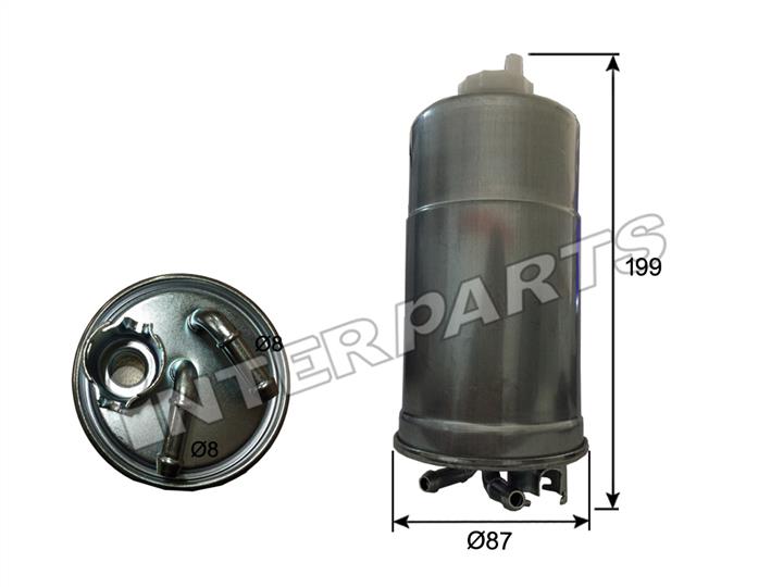 Interparts filter IPUF-829 Fuel filter IPUF829: Buy near me in Poland at 2407.PL - Good price!