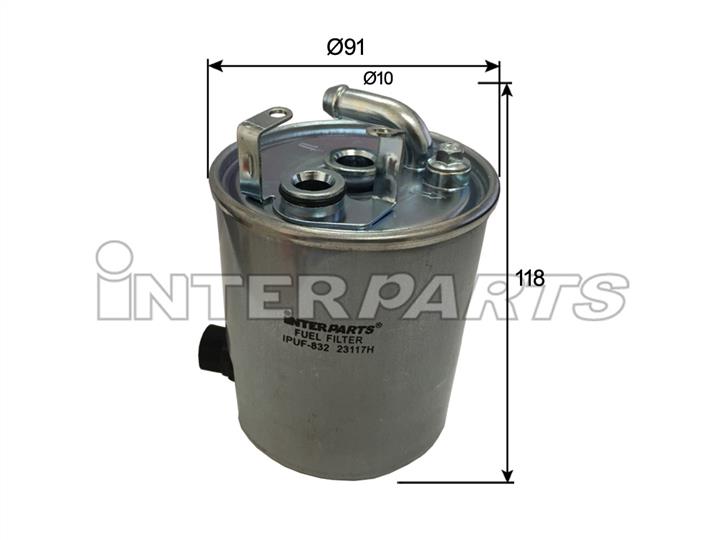 Interparts filter IPUF-832 Filtr paliwa IPUF832: Dobra cena w Polsce na 2407.PL - Kup Teraz!