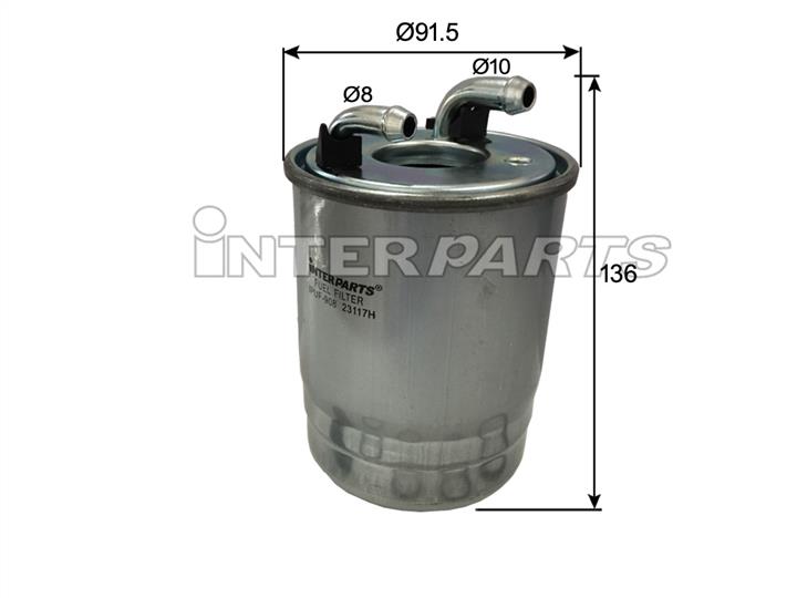 Interparts filter IPUF-908 Fuel filter IPUF908: Buy near me in Poland at 2407.PL - Good price!