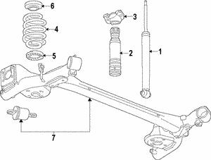 General Motors 95264305 Rear axl 95264305: Buy near me in Poland at 2407.PL - Good price!