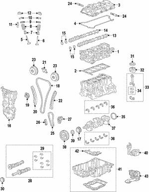 General Motors 12668646 Crankshaft Bearing Set 12668646: Buy near me in Poland at 2407.PL - Good price!