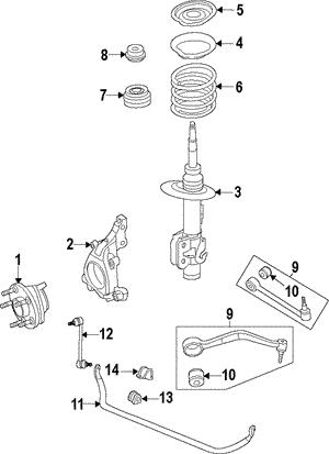 General Motors 22922597 Front right gas oil shock absorber 22922597: Buy near me in Poland at 2407.PL - Good price!