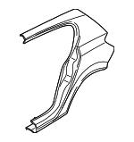 General Motors 13168051 Rear fender left 13168051: Buy near me at 2407.PL in Poland at an Affordable price!