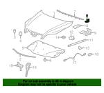 General Motors 96624425 Hood seal 96624425: Buy near me in Poland at 2407.PL - Good price!