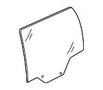 General Motors 96649118 Rear left door glass 96649118: Buy near me at 2407.PL in Poland at an Affordable price!