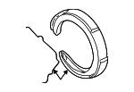 General Motors 18044585 Parking brake shoes 18044585: Buy near me at 2407.PL in Poland at an Affordable price!