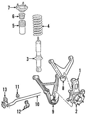 General Motors 19151125 Shock absorber assy 19151125: Buy near me in Poland at 2407.PL - Good price!