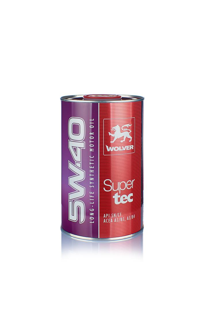 Wolver 4260360941078 Engine oil Wolver SuperTec 5W-40, 1L 4260360941078: Buy near me in Poland at 2407.PL - Good price!