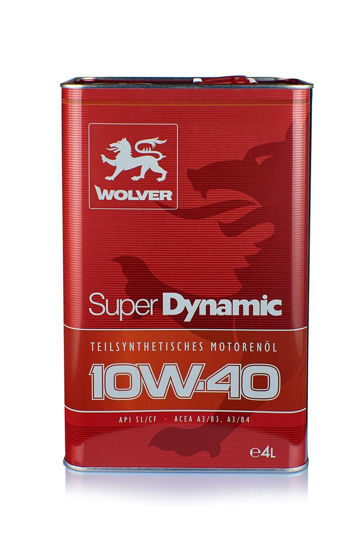 Wolver 4260360940057 Olej silnikowy Wolver Super Dynamic 10W-40, 4 l 4260360940057: Dobra cena w Polsce na 2407.PL - Kup Teraz!