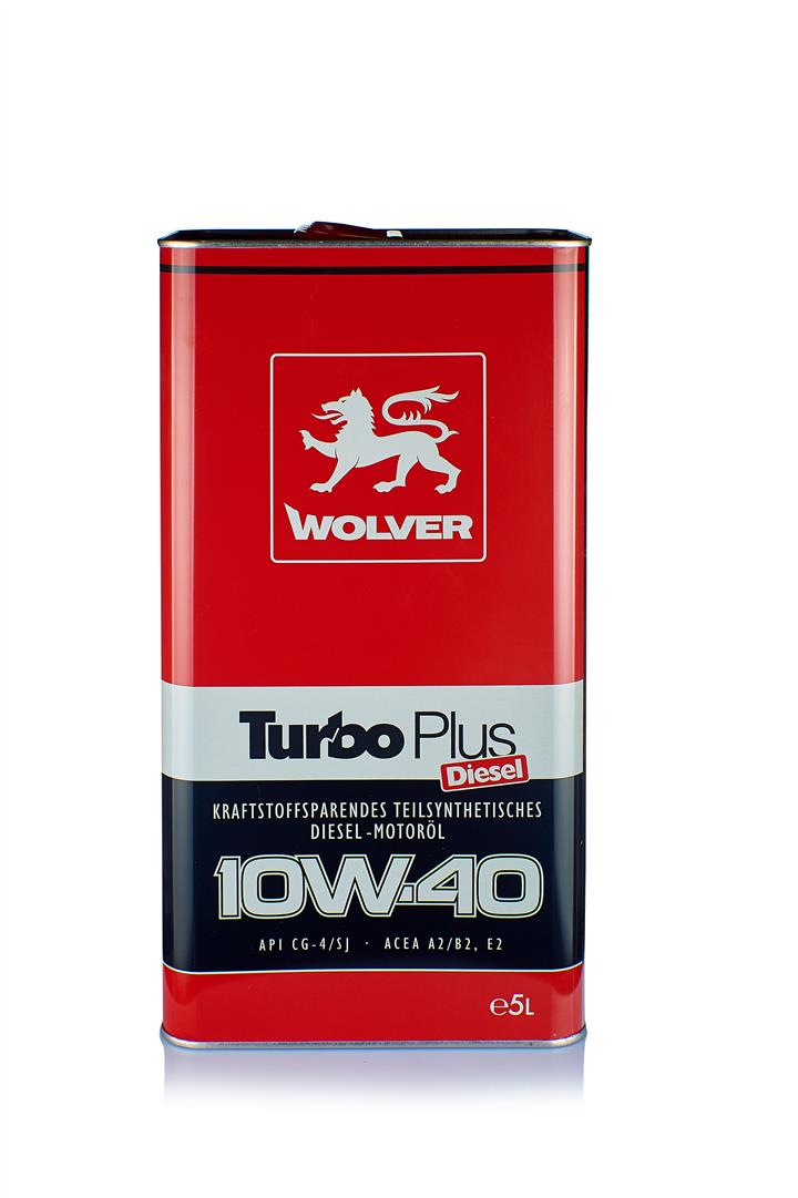 Wolver 4260360940996 Olej silnikowy Wolver Turbo Plus 10W-40, 5 l 4260360940996: Dobra cena w Polsce na 2407.PL - Kup Teraz!