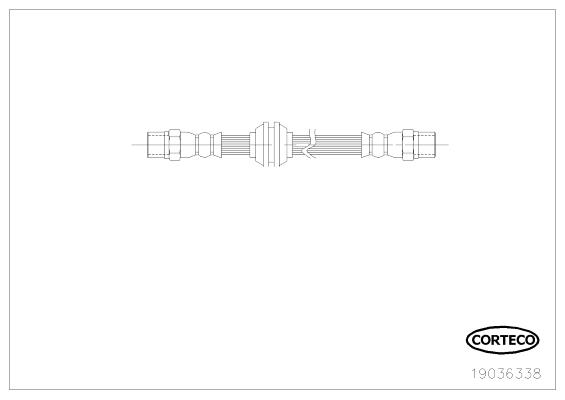 Corteco 19036338 Bremsschlauch 19036338: Kaufen Sie zu einem guten Preis in Polen bei 2407.PL!