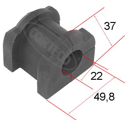 Corteco 49363593 Front stabilizer bush 49363593: Buy near me in Poland at 2407.PL - Good price!