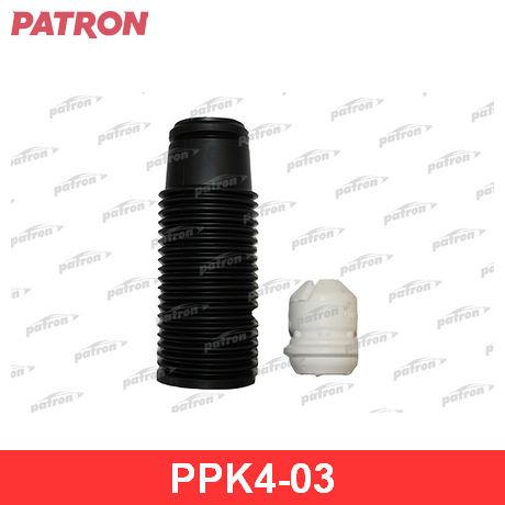 Patron PPK4-03 Bellow and bump for 1 shock absorber PPK403: Buy near me in Poland at 2407.PL - Good price!