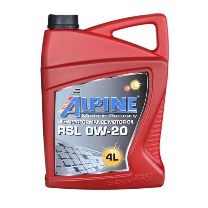 AlpineOil 0100199 Engine oil AlpineOil RSL 0W-20, 4L 0100199: Buy near me in Poland at 2407.PL - Good price!