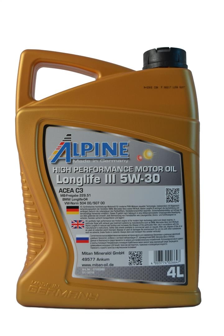 Купить AlpineOil 0100288 по низкой цене в Польше!