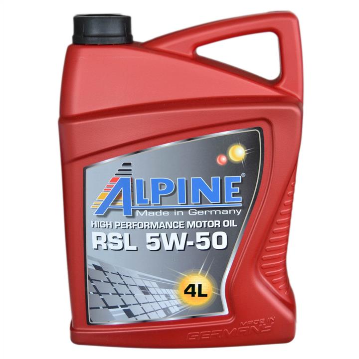 AlpineOil 0101428 Engine oil AlpineOil RSL 5W-50, 4L 0101428: Buy near me in Poland at 2407.PL - Good price!