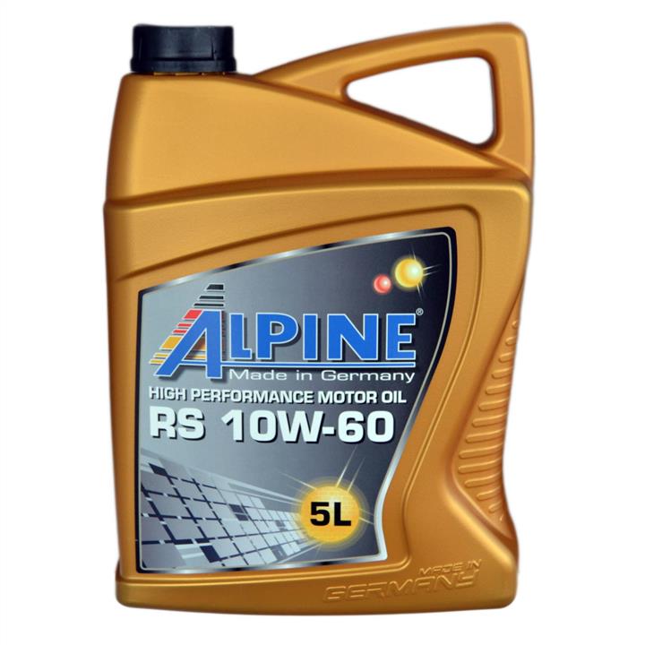 AlpineOil 0100202 Engine oil AlpineOil RS 10W-60, 5L 0100202: Buy near me in Poland at 2407.PL - Good price!
