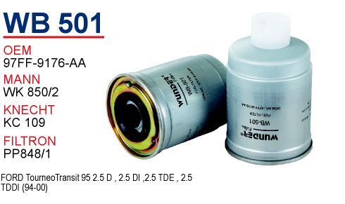 Wunder WB501 Топливный фильтр WB501: Отличная цена - Купить в Польше на 2407.PL!