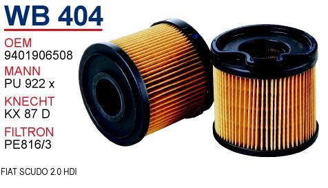 Wunder WB-404 Топливный фильтр WB404: Отличная цена - Купить в Польше на 2407.PL!