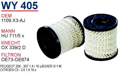 Wunder WY-405 Oil Filter WY405: Buy near me at 2407.PL in Poland at an Affordable price!