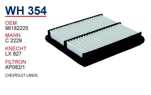 Wunder WH354 Air filter WH354: Buy near me in Poland at 2407.PL - Good price!