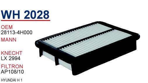 Wunder WH 2028 Air filter WH2028: Buy near me in Poland at 2407.PL - Good price!