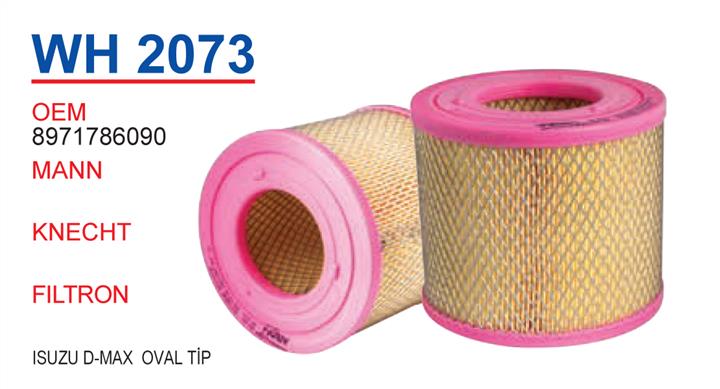 Wunder WH 2073 Air filter WH2073: Buy near me in Poland at 2407.PL - Good price!