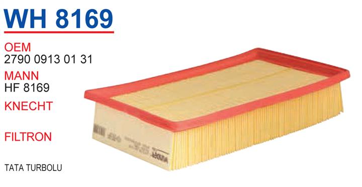 Wunder WH 8169 Air filter WH8169: Buy near me in Poland at 2407.PL - Good price!