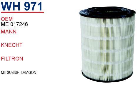 Wunder WH 971 Air filter WH971: Buy near me in Poland at 2407.PL - Good price!