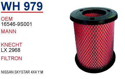 Wunder WH 979 Air filter WH979: Buy near me in Poland at 2407.PL - Good price!