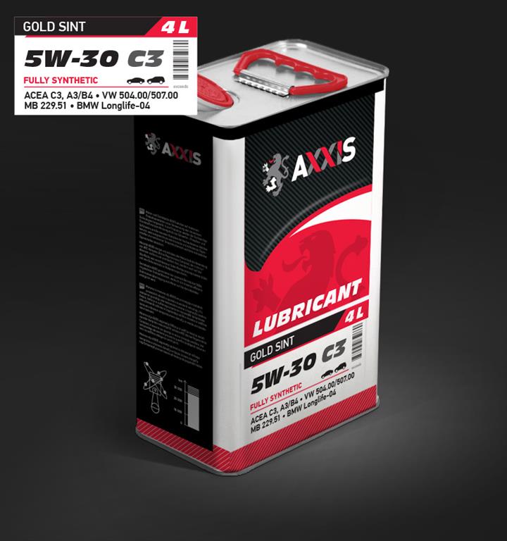 AXXIS 48021043865 Engine oil AXXIS Gold Sint 5W-30, 4L 48021043865: Buy near me in Poland at 2407.PL - Good price!