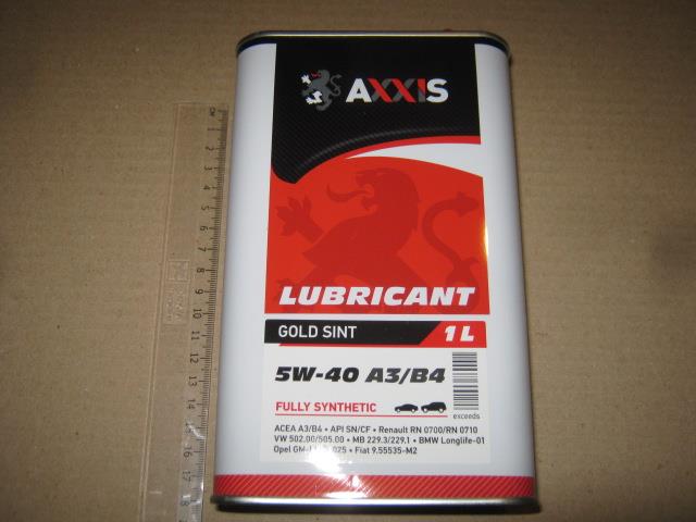 AXXIS 48021043869 Engine oil AXXIS Gold Sint 5W-40, 1L 48021043869: Buy near me in Poland at 2407.PL - Good price!