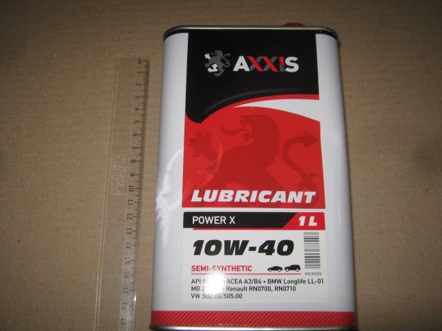 AXXIS 48021043878 Engine oil AXXIS Power Х 10W-40, 1L 48021043878: Buy near me in Poland at 2407.PL - Good price!