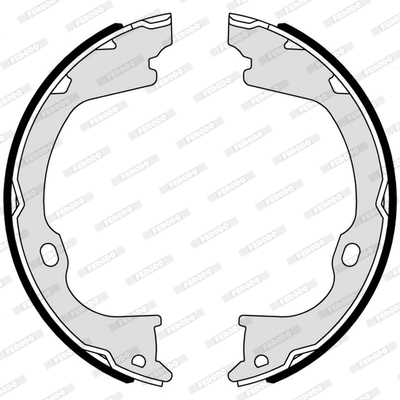Ferodo FSB4169 Parking brake shoes FSB4169: Buy near me at 2407.PL in Poland at an Affordable price!