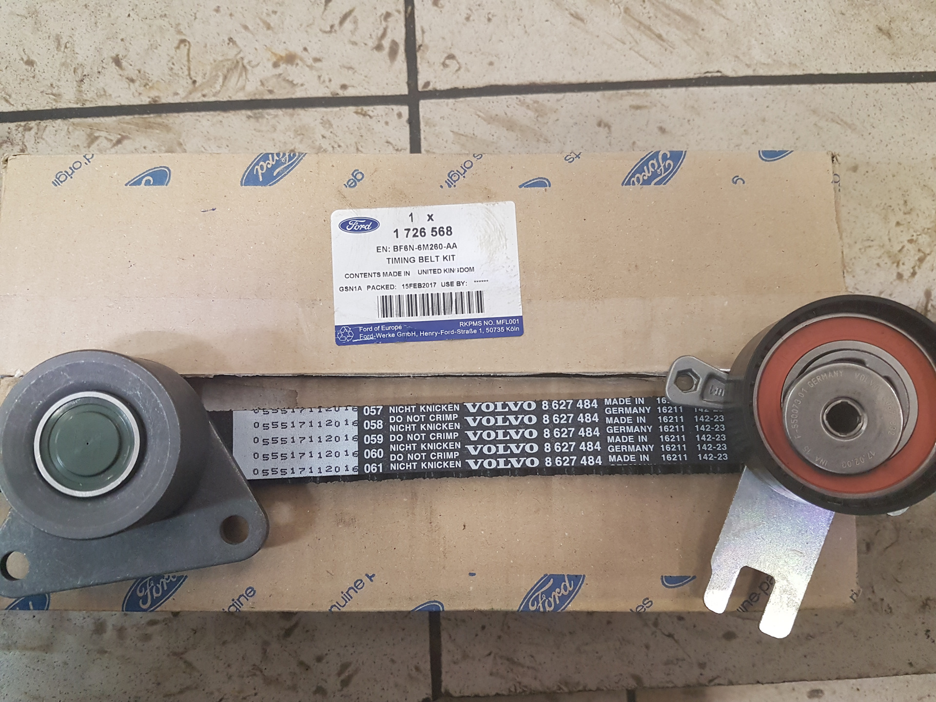 Ford 1 726 568 Timing belt 1726568: Buy near me in Poland at 2407.PL - Good price!