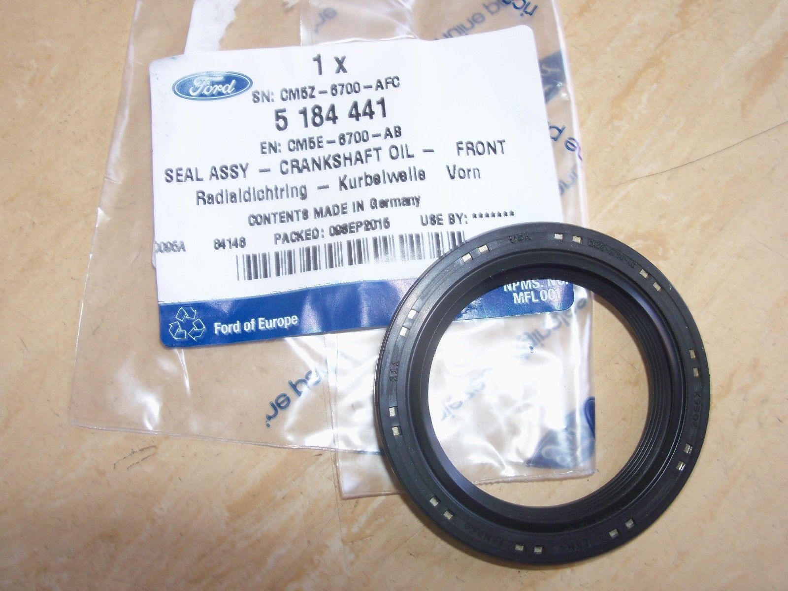 Ford 5 184 441 Oil seal crankshaft front 5184441: Buy near me in Poland at 2407.PL - Good price!