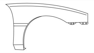 TYG TY10059AR Front fender right TY10059AR: Buy near me in Poland at 2407.PL - Good price!